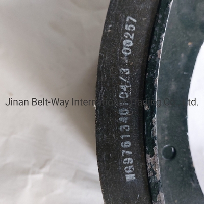 Sinotruk HOWO Truck Brake Shoes Wg9761340104-3 với các bộ phận hệ thống lái trục trước