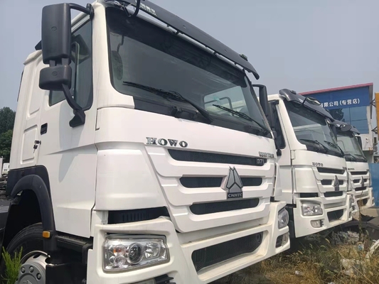 Lốp lái 6 × 4 tay thứ hai 10 Wheeler Shacman Sinotruk HOWO 336-380HP Tipper Tump Truck