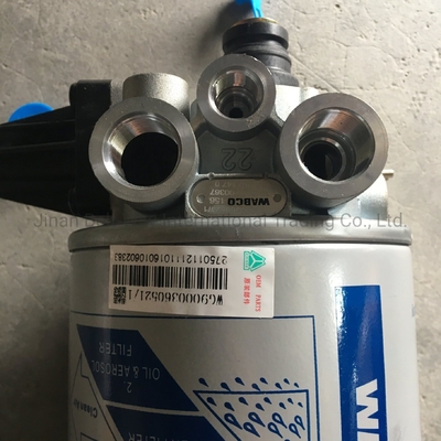 Chứng chỉ GS Sinotruk HOWO Phân bộ Hoka Truck Brake System Air Dryer WG9000360521