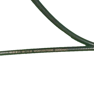 Ứng dụng xe tải HOWO cáp gia tốc Wg9725570200 2,2m dài cho hệ thống lái xe bánh