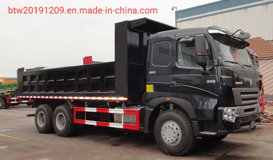 Phương thức nâng phía trước 6X4 336 371 Tiper Sinotruck HOWO Dumpper Truck với dung lượng cao