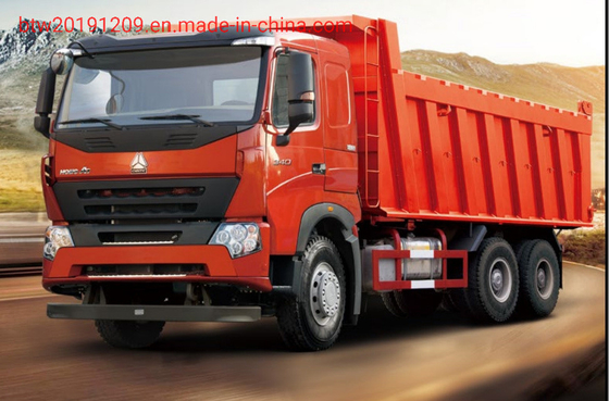 Phương thức nâng phía trước 6X4 336 371 Tiper Sinotruck HOWO Dumpper Truck với dung lượng cao