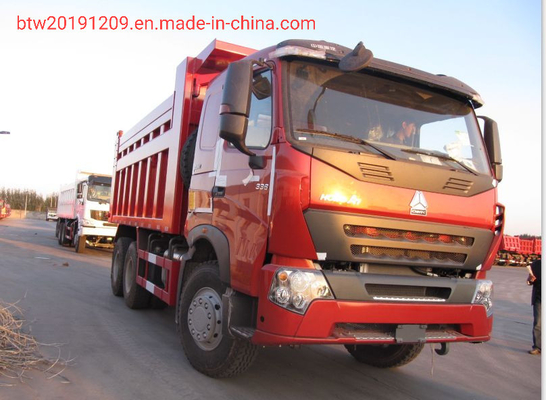Phương thức nâng phía trước 6X4 336 371 Tiper Sinotruck HOWO Dumpper Truck với dung lượng cao
