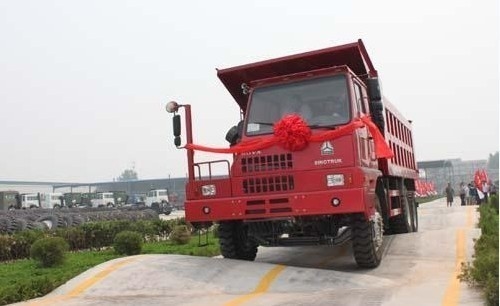 70 tấn ZZ5707S3640AJ HOWO Xe tải tháo mỏ với loại hộp số tay