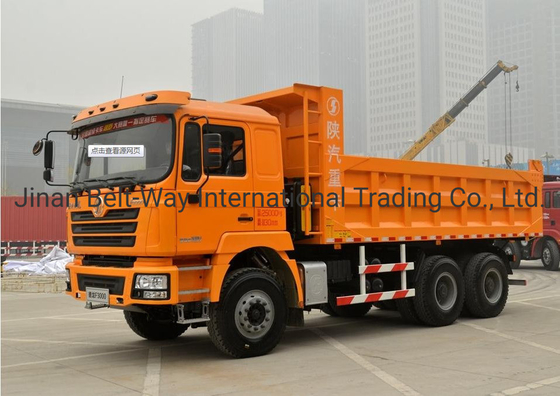 Dump Truck F3000 sử dụng ổn định Shacman với động cơ Weichai 380HP và loại lái xe 6 * 4