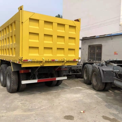 21-30t Capacity Load 6*4 8*4 6m 8m Shacman Dump Truck sử dụng 375HP ISO chứng nhận