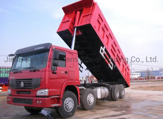 351-450hp HOWO 6X4 16 20 mét khối 10 bánh xe lật lật với thiết kế lốp không ống