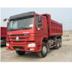 Chuyển số bằng tay được sử dụng HOWO xe tải đổ rác 10 bánh 30ton xe khai thác mỏ hạng nặng
