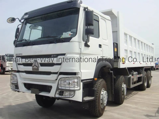 Máy bán cũ 7.3m HOWO xe tải diesel 8 * 4 371HP trong thời gian giao hàng dự kiến