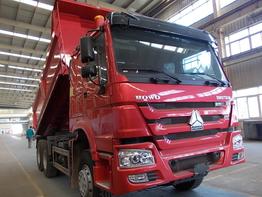 Công suất nặng 6 × 4 Động bánh xe Sinotruk HOWO Dump Trucks Tipper với chứng nhận lốp xe ISO
