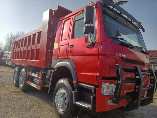 ISO chứng nhận sử dụng Sinotruk Shacman HOWO 371 xe tải đổ rác tipper trong tình trạng tuyệt vời