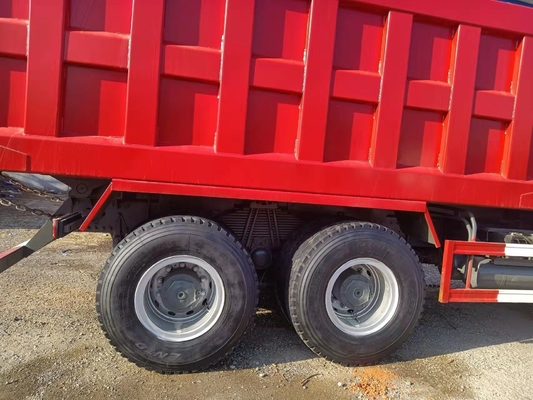 ISO chứng nhận sử dụng Sinotruk Shacman HOWO 371 xe tải đổ rác tipper trong tình trạng tuyệt vời