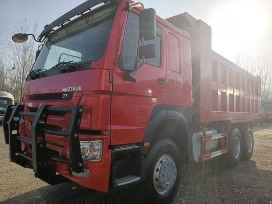 ISO chứng nhận sử dụng Sinotruk Shacman HOWO 371 xe tải đổ rác tipper trong tình trạng tuyệt vời