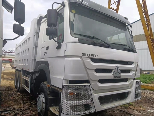 Xây dựng điều kiện làm việc tốt tay thứ hai Sinotruk HOWO 336-380HP xe tải dump tipper