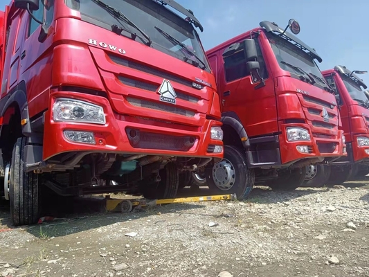 Thiết kế lốp xe không ống Sinotruk HOWO 336-380HP xe tải đổ rác với mã lực 351-450hp