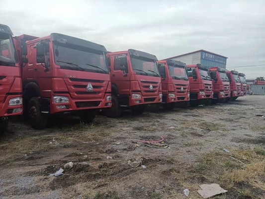 Thiết kế lốp xe không ống Sinotruk HOWO 336-380HP xe tải đổ rác với mã lực 351-450hp