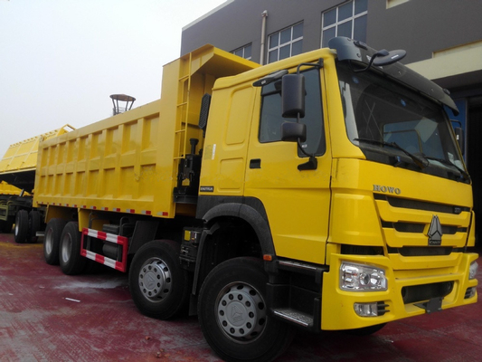 Chuỗi truyền tay Sinotruk 6X4 RC Truck Tipper 60ton Dump Truck với khung xe Hova