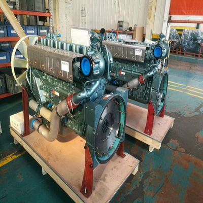 Sinotruk HOWO Bộ máy Wd615.47 Động cơ Assy tốc độ cao và xi lanh làm mát trực tuyến