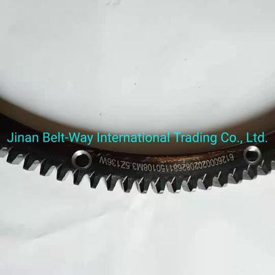 Sinotruk HOWO Truck Flywheel Ring Gear 612600020208 cho Chính sách hoàn trả hệ thống phanh
