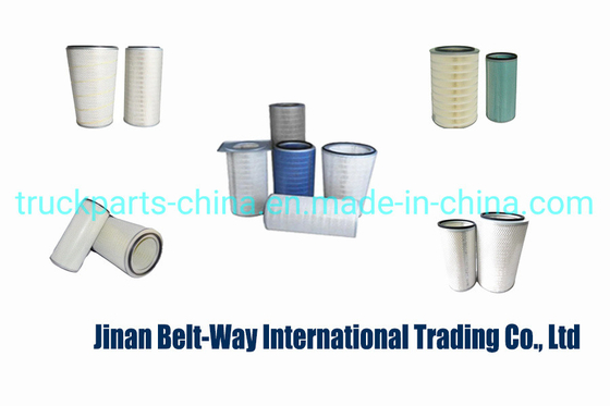 Bộ phận xe tải Bộ lọc không khí cho Shacman Sinotruk HOWO Hỗ trợ thanh toán USD và 100% được thử nghiệm