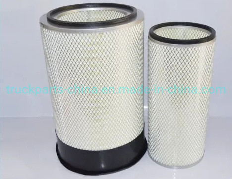 Bộ phận xe tải Bộ lọc không khí cho Shacman Sinotruk HOWO Hỗ trợ thanh toán USD và 100% được thử nghiệm