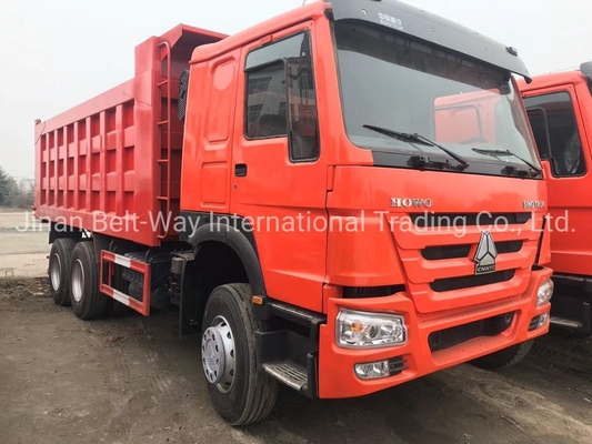 Chọn xe tải tốt nhất HOWO Sinotruk 8/10/12 bánh xe 6 * 4 8 * 4 xe tải đổ rác với dung lượng động cơ> 8L
