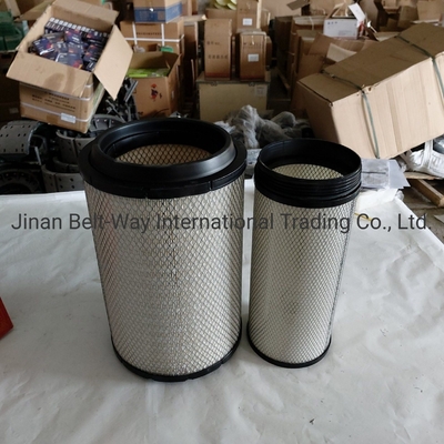 100% thử nghiệm xe tải tiêu chuẩn phụ tùng bộ lọc không khí K2841PU cho xe tải Sinotruk HOWO