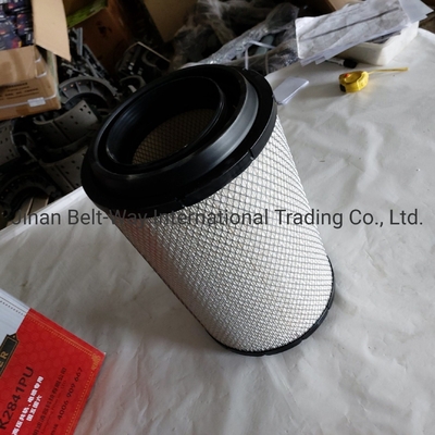 100% thử nghiệm xe tải tiêu chuẩn phụ tùng bộ lọc không khí K2841PU cho xe tải Sinotruk HOWO