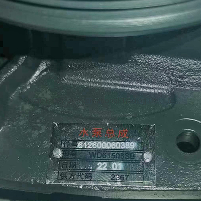 Máy bơm nước 612600060389 cho Sinotruck HOWO Shacman FAW Dongfeng Phụ tùng nguyên bản
