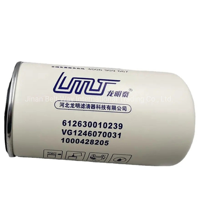 Sino HOWO Weichai Wp10 Wd615 Bộ lọc dầu động cơ diesel Vg1246070031 cho thiết bị lái