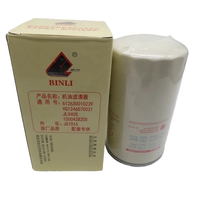 Vg1246070031 Sinotruk HOWO Dump Truck Oil Filter Package Kích thước 30,00cm * 20,00cm * 2,00cm